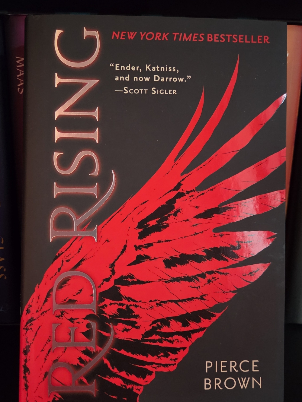 Red Rising Hardcover Book - Red & Black